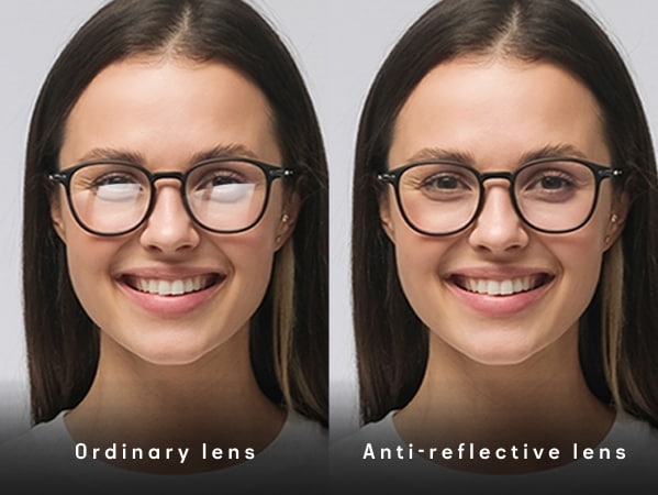 Anti-Glare Glasses with Anti-Reflective Coating