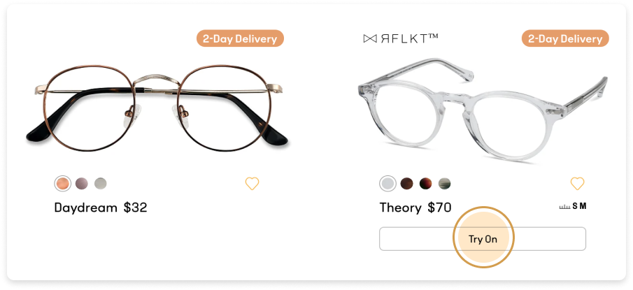 How to virtually store try on glasses