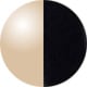 Shiny Black Pale Gold