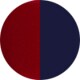 Clear Red Navy