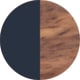 Dark Gray & Wood