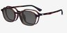 Paseo Clip-On Tortoise PlasticEyeglass Frames from EyeBuyDirect, Angle View