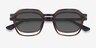 Paseo Clip-On Tortoise PlasticEyeglass Frames from EyeBuyDirect, Closed View