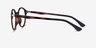 Hill Clip-On Tortoise PlasticEyeglass Frames from EyeBuyDirect, Side View