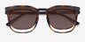 Stroll Clip-On Tortoise PlasticEyeglass Frames from EyeBuyDirect, Closed View