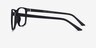 Impetus Clip-On Noir PlastiqueMontures de lunettes de vue d'EyeBuyDirect, Vue de Côté