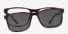 Impetus Clip-On Tortoise PlasticEyeglass Frames from EyeBuyDirect, Front View