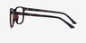 Impetus Clip-On Tortoise PlasticEyeglass Frames from EyeBuyDirect, Side View