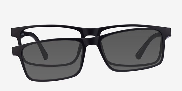 Historic Clip-On Noir Plastique Montures de lunettes de vue