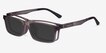 Historic Clip-On Gray PlasticEyeglass Frames from EyeBuyDirect, Angle View