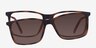 Vermont Clip-On Tortoise MetalEyeglass Frames from EyeBuyDirect, Front View
