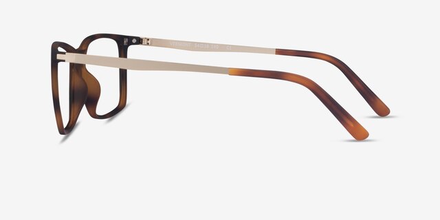 Vermont Clip-On Tortoise MetalEyeglass Frames from EyeBuyDirect, Side View