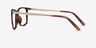 Vermont Clip-On Tortoise MetalEyeglass Frames from EyeBuyDirect, Side View