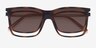 Vermont Clip-On Tortoise MetalEyeglass Frames from EyeBuyDirect, Closed View