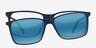 Vermont Clip-On Bleu marine MétalMontures de lunettes de vue d'EyeBuyDirect, Vue de Face