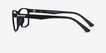 Ascutney Clip-On Black PlasticEyeglass Frames from EyeBuyDirect, Side View