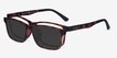 Ascutney Clip-On Tortoise PlasticEyeglass Frames from EyeBuyDirect, Angle View
