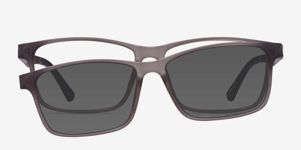Ascutney Clip-On Gris Plastique Montures de lunettes de vue