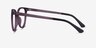 Avenida Clip-On Purple PlasticEyeglass Frames from EyeBuyDirect, Side View