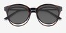 Alternative Clip-On Tortoise MetalEyeglass Frames from EyeBuyDirect, Closed View