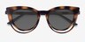 Patio Clip-On Tortoise PlasticEyeglass Frames from EyeBuyDirect, Closed View