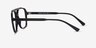 Hooper Clip-On Black PlasticEyeglass Frames from EyeBuyDirect, Side View