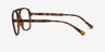 Hooper Clip-On Tortoise PlasticEyeglass Frames from EyeBuyDirect, Side View
