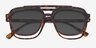 Hooper Clip-On Tortoise PlasticEyeglass Frames from EyeBuyDirect, Closed View