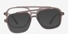 Hooper Clip-On Gray PlasticEyeglass Frames from EyeBuyDirect, Front View