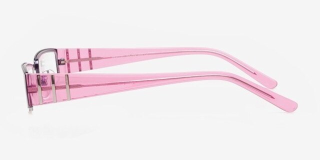 Swanson Purple MetalEyeglass Frames from EyeBuyDirect, Side View