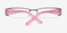 Swanson Purple MetalEyeglass Frames from EyeBuyDirect, Closed View