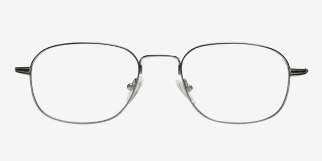 Touch GunmetalEyeglass Frames from EyeBuyDirect, Front View