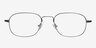 Touch GunmetalEyeglass Frames from EyeBuyDirect, Front View