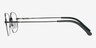Touch GunmetalEyeglass Frames from EyeBuyDirect, Side View