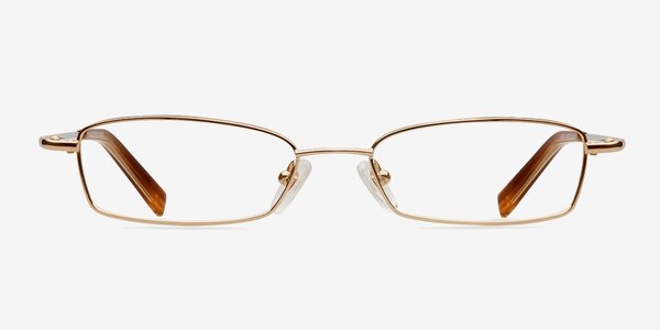 8046 Golden Eyeglass Frames