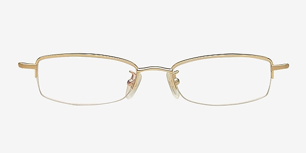 8166 Golden Eyeglass Frames