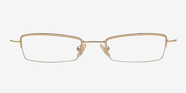 8210 Golden Eyeglass Frames