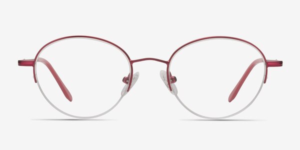 Opposition Red Metal Eyeglass Frames