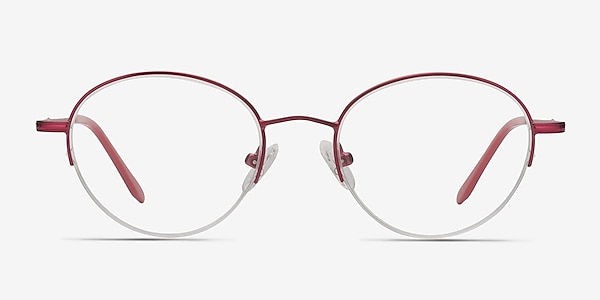 Opposition Rouge Métal Montures de lunettes de vue
