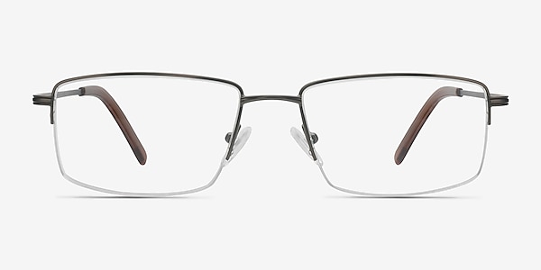 System Gunmetal Metal Eyeglass Frames