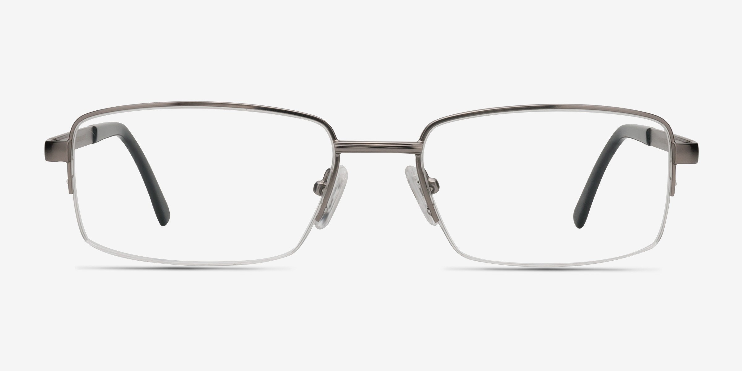 Axis Rectangle Gunmetal Glasses for Men Eyebuydirect