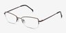 Ecru Bronze MetalEyeglass Frames from EyeBuyDirect, Angle View