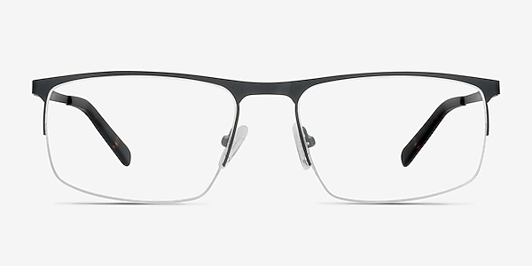Wayne Black Metal Eyeglass Frames