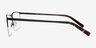 Wayne Black MetalEyeglass Frames from EyeBuyDirect, Side View