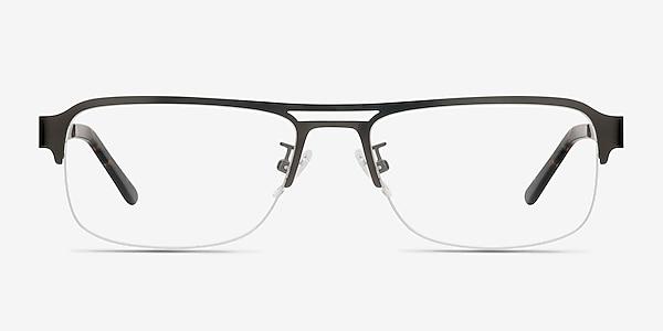 Delta Gunmetal Metal Eyeglass Frames