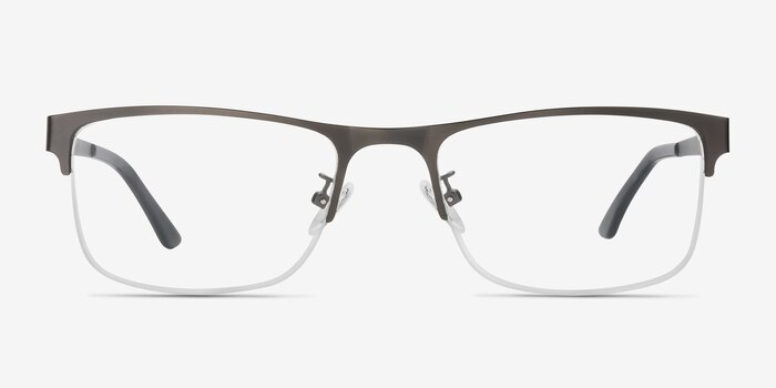 Grip Gunmetal Metal Eyeglass Frames from EyeBuyDirect