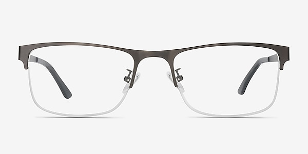 Grip Gunmetal Metal Eyeglass Frames