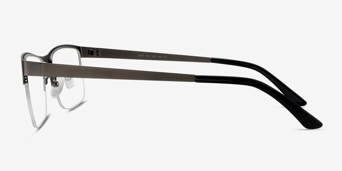 Grip Gunmetal Metal Eyeglass Frames from EyeBuyDirect