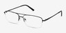 Inlet Black MetalEyeglass Frames from EyeBuyDirect, Angle View