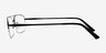 Inlet Black MetalEyeglass Frames from EyeBuyDirect, Side View